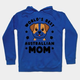 Mini Australian Shepherd Gifts World's Best Aussie Mom Hoodie